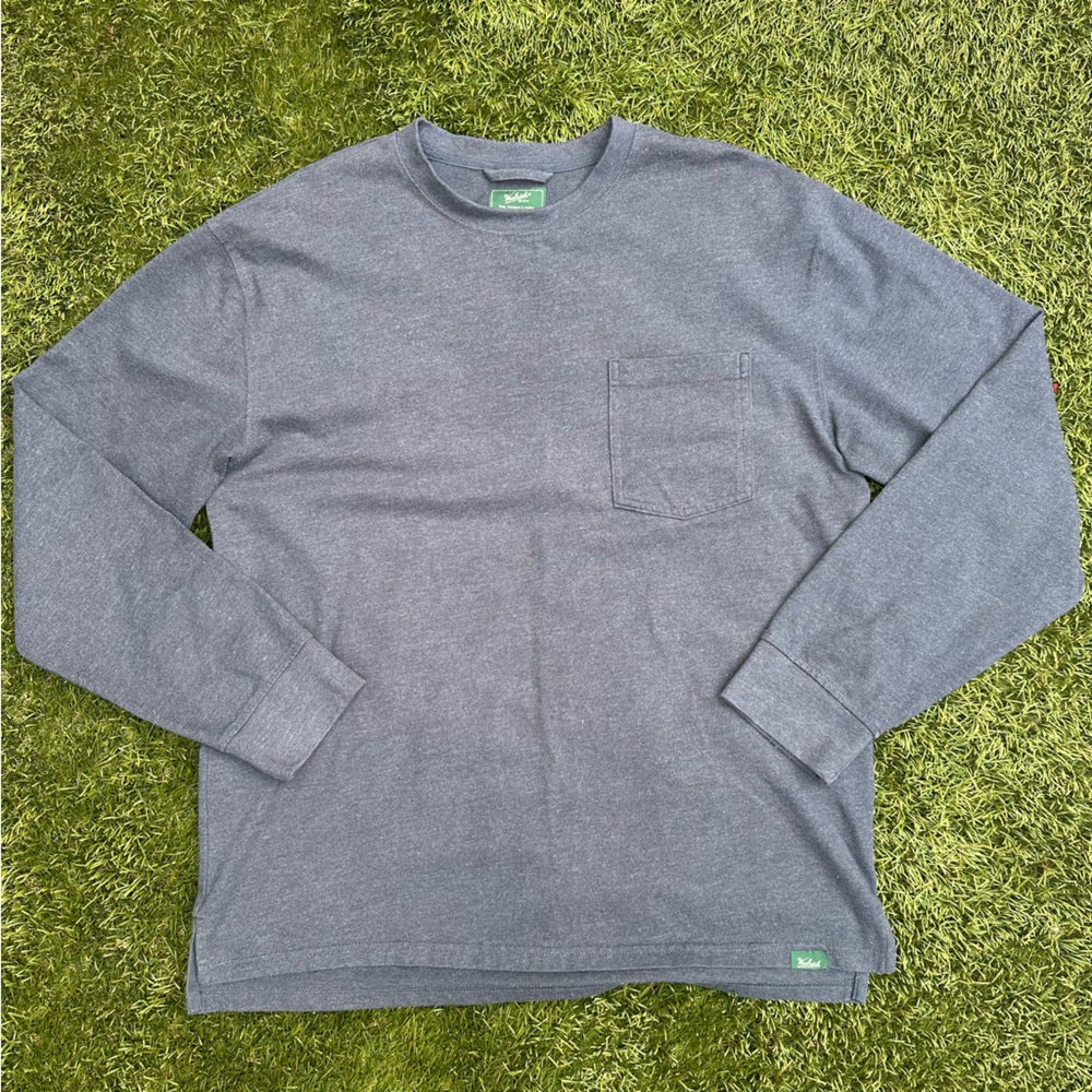 Woolrich Green Label Long Sleeve Pocket Tee Eygpt Jersey Cotton Crewneck Shirt M